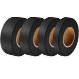 Outus Fabric Fusing Tape Adhesive Hem Tape Iron-on 4 Pack Different Size, Each 27 Yards Long(Black)