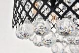 Elegant Lighting Ld5010F13 Tully 4 Light 13-1/2 Wide Flush Mount Ceiling Fixtur, Chrome
