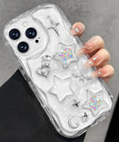 Toycamp for iPhone 13 Pro Case Cute - Women Girly Girls Glitter Phone Cover 13Pro Kawaii Sparkle Bling Shine Aesthetic Pretty Un