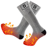 SNOW DEER Upgraded Heated Socks,Electric Rechargeable Battery Heating Socks for Men Women,Winter Ski Hunting Camping Hiking Ridi