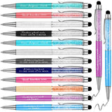 Maitys 24 Pcs Teacher Appreciation Pens Gift Bulk Back to School Best Teacher Ever Greeting Glitter Thank You Love Inspire Ballp