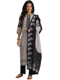 Libas Women'S Silk Blend Kurta Set (36987_Grey