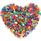 400pcs Natural Chip Shell Beads for Jewelry Making Colorful Shell 5-8mm Irregular Gemstones Healing Crystal Loose Rocks Bead Hol
