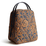 Vera Bradley Womens Featherweight Lunch Bag, Lotus Montage Roasted Pecan, One Size