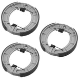 Caltric Front & Rear Brake Shoes Compatible with Yamaha Bear Tracker Beartracker 250 Yfm250 Yfm-250 Yfm 250 1999 2000 New