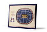 YouTheFan NCAA Arizona Wildcats 5Layer StadiumView 3D Wall Art Arizona Stadium