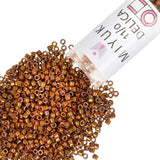 Miyuki Delica Seed Beads - Size 11/0 (1.6 mm), DB0505, Deep Yellow Gold, 7.2 g, Approx. 1440 Beads, Made in Japan