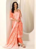 Libas Women'S Chanderi Silk Kurta Sets (99208_Orange_S)