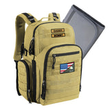 MIRACOL Military Diaper Bag for Dad - Tactical Style Baby Backpack with MOLLE & Changing Pad - 14 Compartments Rugged Design for