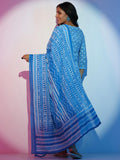 Libas Women'S Pure Cotton Kurta Set (49059_Blue Blue S