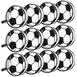 Reginary 12 Pcs Soccer Cosmetic Bag Gifts Accessories for Makeup Bags Soccer Clear PVC Cheer Case Toiletry Zipper Pouch Waterpro