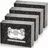 Fainne 20 Pack Half Size Composition Notebooks,Black