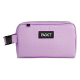 PackIt Freezable Snack Box, Lavender, Built with EcoFreeze Technology, Collapsible, Reusable, Zip Closure with Buckle Handle, De