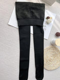 Toplot Winter Warm Leggings Women(26 To 34 Waist) Elastic Stretchable Thermal Legging Pants Fleece Lined Thick Tights (Leggings-5136-Black),Black,34,B0CDGTXDM1