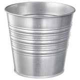 Ikea Socker Plant Pot, In/Outdoor, Galvanised, 12 Cm (4 )