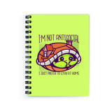 Plan To Gift Notebooks For Office Turtle Animal Slow Notebook Wire Bound Spiral Printed Pages:160 (Size A5)