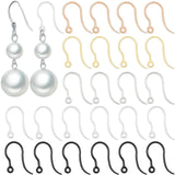 60pcs Safety Non-Allergenic Plastic Earring Hooks Ear Wire Anti Allergy Hooks Earring Findings DIY Jewelry Making for Sensitive