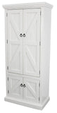 American Heartland Rustic Double Door Pantry, Bright White