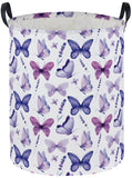 DDBASKET Butterfly Laundry Basket Kids Hamper for Nursery Boy and Girl Hamper Cute Kids Toys Storage Bin Organizer Room Decor fo