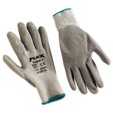 Memphis 9688XL FlexTuff Latex Dipped Gloves, Gray, XLarge, 12 Pairs