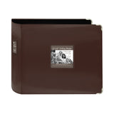 Pioneer 12X12Brown 3Ring Sewn Leatherette Album