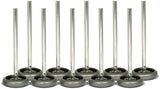 Ideal Security Inc. Garage door rollers 3 Steel Wheels with 10 ballbearings & 7 stem (10pack)