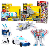 Transformers Action Figure Set - Starscream and Prowl with Stickers