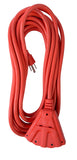 Bergen Industries Inc OC251433T Heavy-Duty Outdoor Triple Tap Extension Cord, 25 ft, 14 AWG, 15A/125V AC