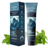 Zooba Natural Fluoride Free Toothpaste with Hydroxyapatite Remineralizing Whitening Bentonite Clay, Vegan - Sensitive Teeth - Do