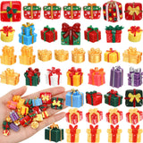 Giegxin 40 Pcs Valentines Day Resin Charm Gift Boxes Multicolor Miniature Flat Back Cabochon Accessories Cute Embellishments Bu