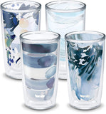 Tervis Kelly Ventura Crystal True Blue Collection Made in USA Double Walled Insulated Tumbler Travel Cup Keeps Drinks Cold & Hot
