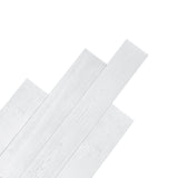 Luxdecor Real Wood Wall Planks - White Shiplap Boards 5 Peel and Stick - 10 Pieces, 12.5 Sq Ft