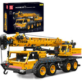 Mould King 17058 City Mobile Crane Truck Toy Building Set, Construction Vehicle Model Blocks Kit for Adults, Toys Gifts for Kids