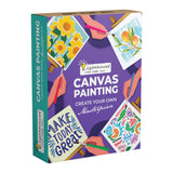 Lighthouse All In One Canvas Painting Kit | Include Canvas Board, Mini Easel, Acrylic Paints & Brushes | Diy Art & Craft Kit | I