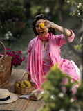 Libas Women'S Cotton Blend Kurta Sets (400067O_Pink_L)