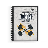 Vprint Humble And Harder Gym Motivation Spiral Wiro Unruled Blank Pages Notebook Diary Journal Drawing Book SizeA5(6X9 Inches)