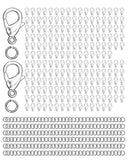 Ofiuny 700Pcs Lobster Claw Clasps and Open Jump Rings Set, 12MM Necklace Clasp and Closures for DIY Jewelry Making Supplies