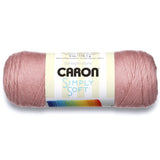 Caron Simply Soft Solids Yarn, Medium Gauge 100% Acrylic 6 oz Victorian Rose Machine Wash & Dry