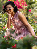 Libas Women'S Cotton Fit And Flare Maxi Casual Dress (98176_Mauve_M)