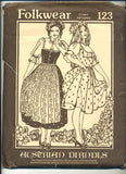 Folkwear Austrian Dirndl Dress #123 Renaissance Blouse Apron Skirt Bodice Sewing Pattern (Pattern Only) folkwear123