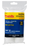 41/2 x 1/4 Nap Purdy 140624010 White Dove Jumbo MiniRoller Cover, Woven, 2Pack