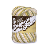 Lily Sugar N Cream The Original Ombre Yarn, 2oz, Gauge 4 Medium, 100% Cotton, Guacamole Machine Wash & Dry