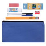 Trail maker 48 Pencil Case with Supplies Included, Bulk Pencil Case Wholesale Bags for Kids, Classrooms