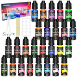 FansArriche Candle dye - 26 Colors Liquid Oil-Based dye for Candle Wax, Vivid Candle Color for DIY Candle Making, Highly Concent