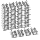 Pronged Truss Plate Flat Mending Plates Repair Tie Plate Bracket Galvanized Steel 1 mm Thick Nail Teeth Height 8mm for Roofing T