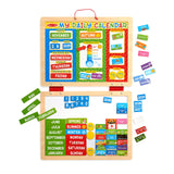 Melissa & Doug My First Daily Magnetic Calendar - Activities Calendar for Kids, Weather and Seasons Calendar for Preschoolers an