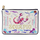Catstudio Astrology Zipper Pouch, Scorpio Zodiac Sign, Celebrate October & November Birthdays with Travel Toiletry Bag, Ideal Gi