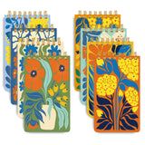 Thboxes Pocket Notebooks 8 Pack, 3x5 Inch Mini Pads Spiral, Flowers