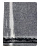 PRAKASAM COTTON Mens Single (1.28 X 2.00 mtrs) Colour Thalapathi Border Dhoti/fine quality Single Dhoti (Ash)