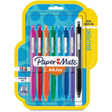 Paper Mate 1945921 InkJoy 300 RT Retractable Ballpoint Pen, 1mm, Assorted, 8/Pack